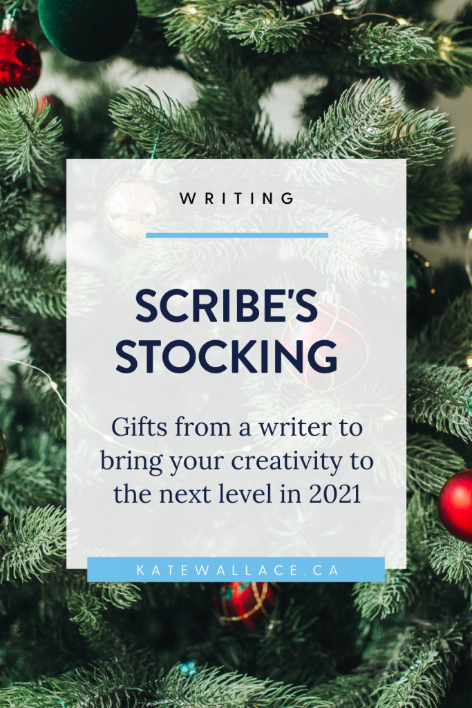 The mini-lights are twinkling, the eggnog’s topped with rum, and the smell of pine boughs is in the air. This writer is feeling festive and—while Orange Phase restrictions have put a serious damper on my shopping this year—I’m sending you a stocking full of intangible, but valuable, gifts for your holiday writing projects and 2021 storytelling resolutions.  