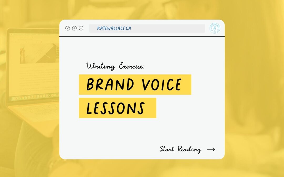 Brand Voice Lessons