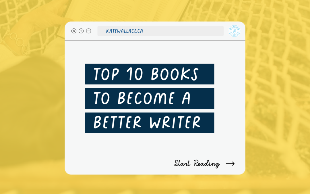 Top 10 Books to Become a Better Writer Header