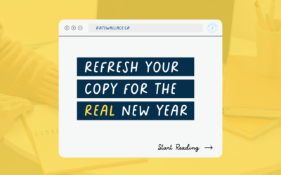 A DIY Website Audit to Refresh Your Copy for the Real New Year 